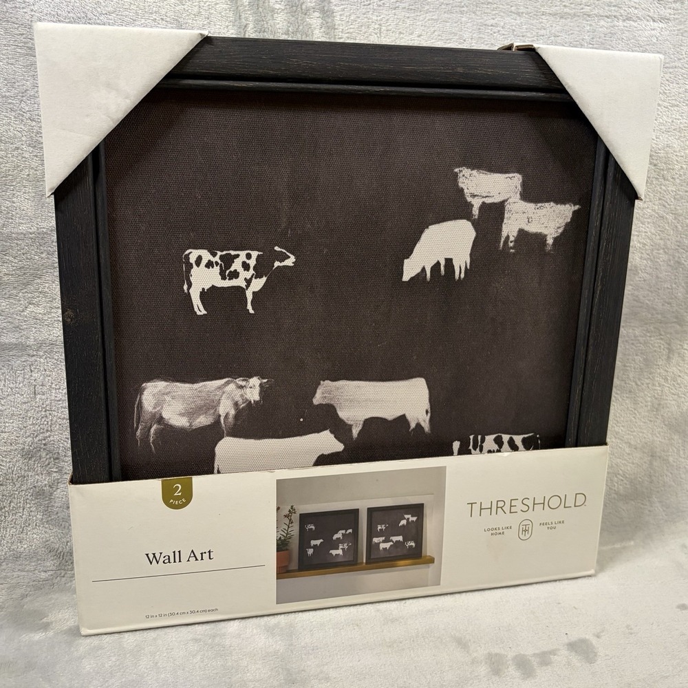 Threshold NIB Cow Collection II (Set Of Two)